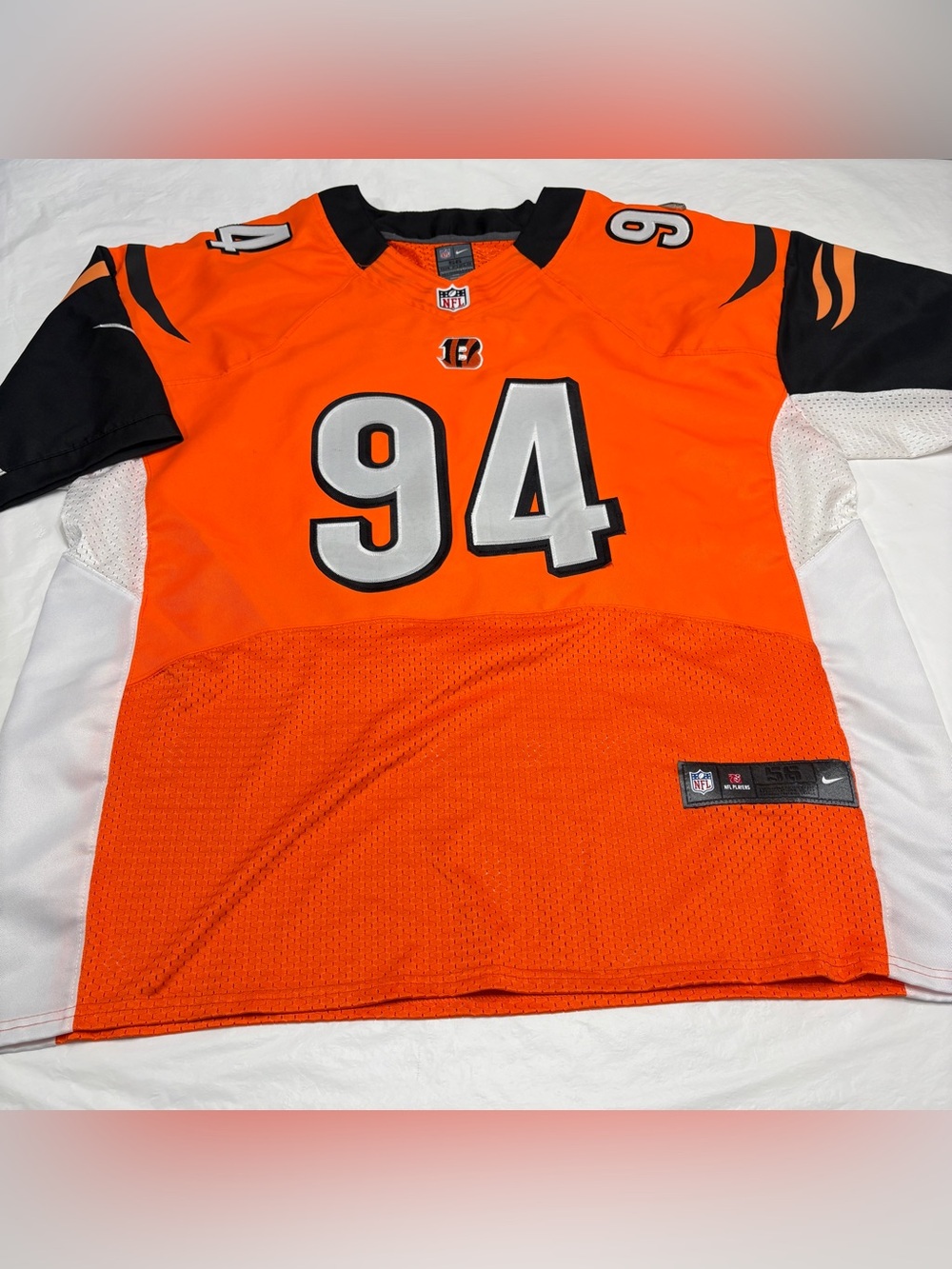Nike Denver Broncos Domata Peko #94 Orange Jersey Men’s 56 3XL